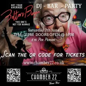 Belters Bingo – Chamber 22